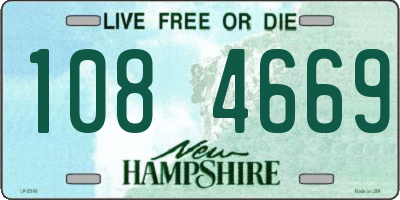 NH license plate 1084669