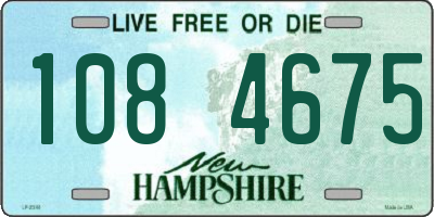 NH license plate 1084675