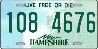 NH license plate 1084676