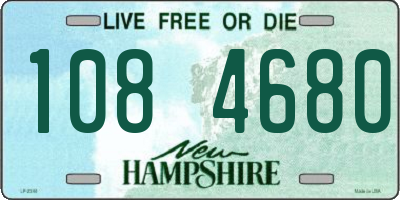 NH license plate 1084680