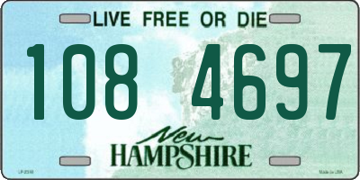 NH license plate 1084697