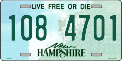 NH license plate 1084701