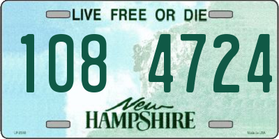 NH license plate 1084724