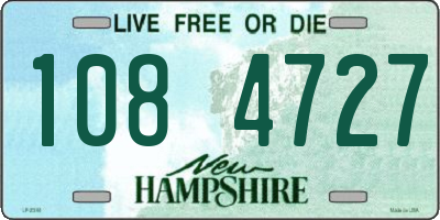 NH license plate 1084727