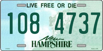NH license plate 1084737