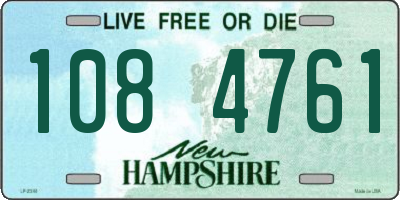 NH license plate 1084761