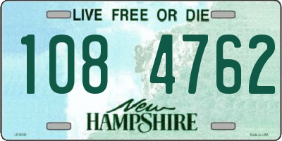NH license plate 1084762