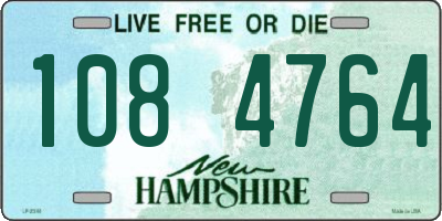 NH license plate 1084764