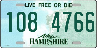 NH license plate 1084766