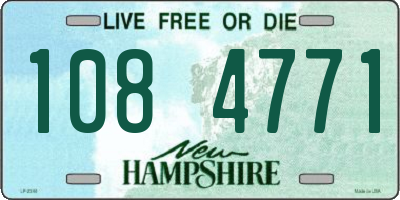 NH license plate 1084771