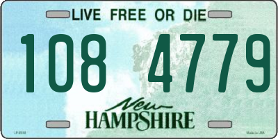 NH license plate 1084779