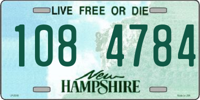 NH license plate 1084784