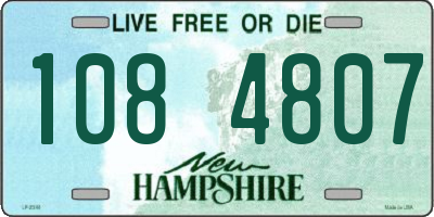 NH license plate 1084807