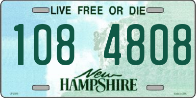 NH license plate 1084808
