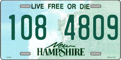 NH license plate 1084809