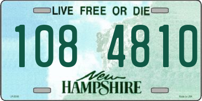 NH license plate 1084810