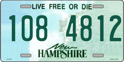 NH license plate 1084812