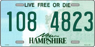 NH license plate 1084823