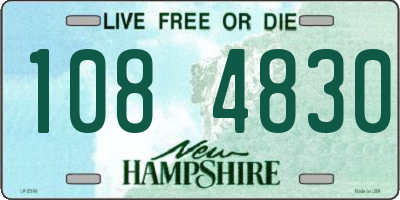 NH license plate 1084830