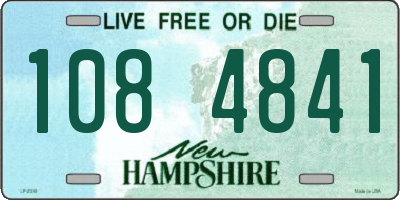 NH license plate 1084841