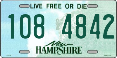 NH license plate 1084842