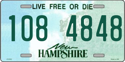 NH license plate 1084848