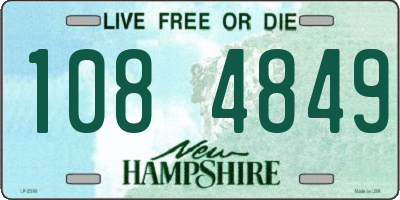 NH license plate 1084849