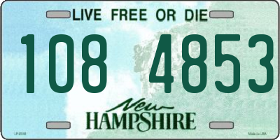 NH license plate 1084853