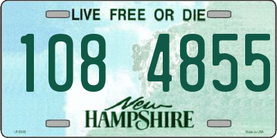 NH license plate 1084855