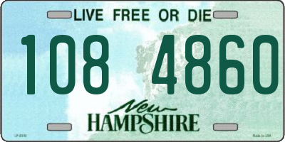 NH license plate 1084860