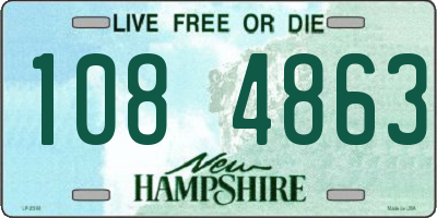 NH license plate 1084863