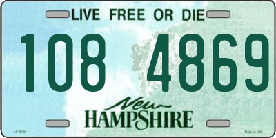 NH license plate 1084869