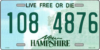 NH license plate 1084876