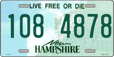 NH license plate 1084878