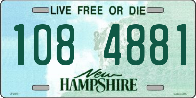 NH license plate 1084881
