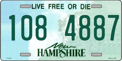 NH license plate 1084887