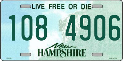 NH license plate 1084906