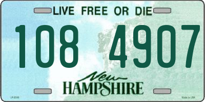 NH license plate 1084907