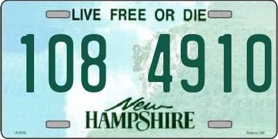 NH license plate 1084910
