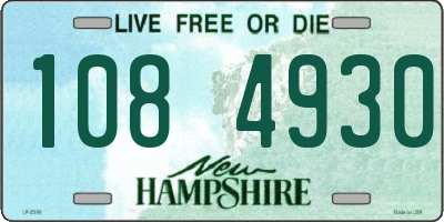 NH license plate 1084930