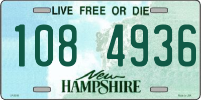 NH license plate 1084936