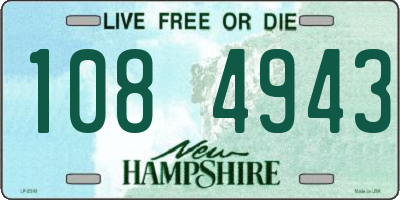 NH license plate 1084943