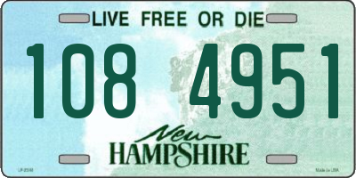 NH license plate 1084951