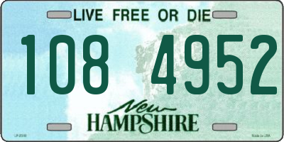 NH license plate 1084952