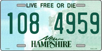 NH license plate 1084959