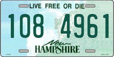 NH license plate 1084961