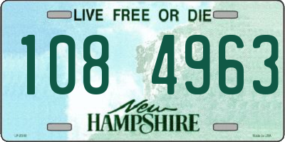 NH license plate 1084963
