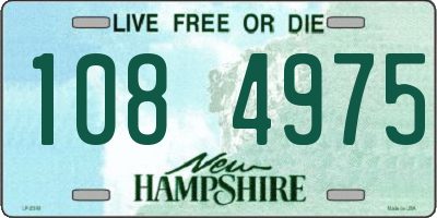 NH license plate 1084975