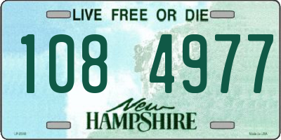 NH license plate 1084977