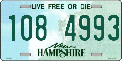NH license plate 1084993